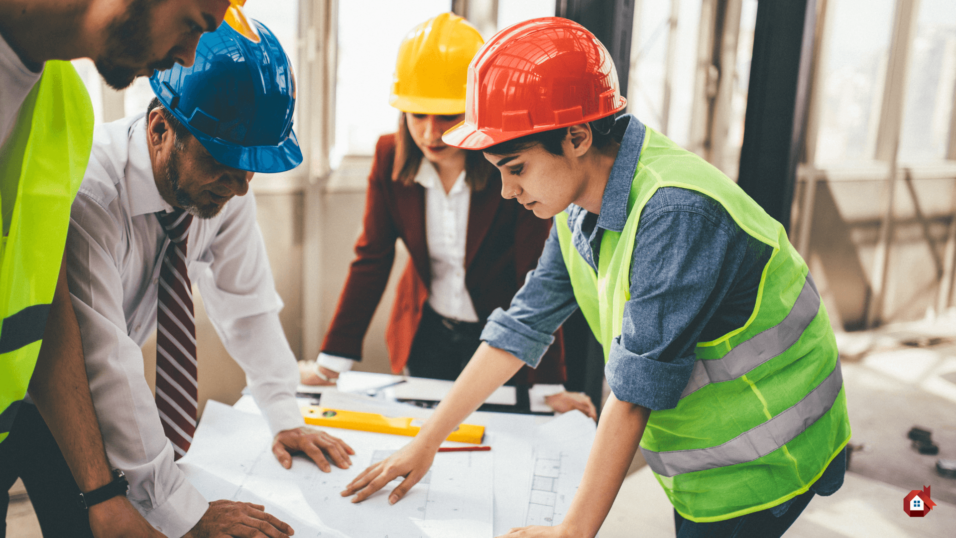 Construction Workers working together&nbsp;