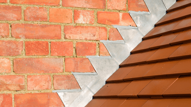 Aluminum roof flashing