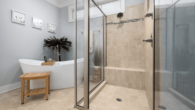 Bathroom with shower