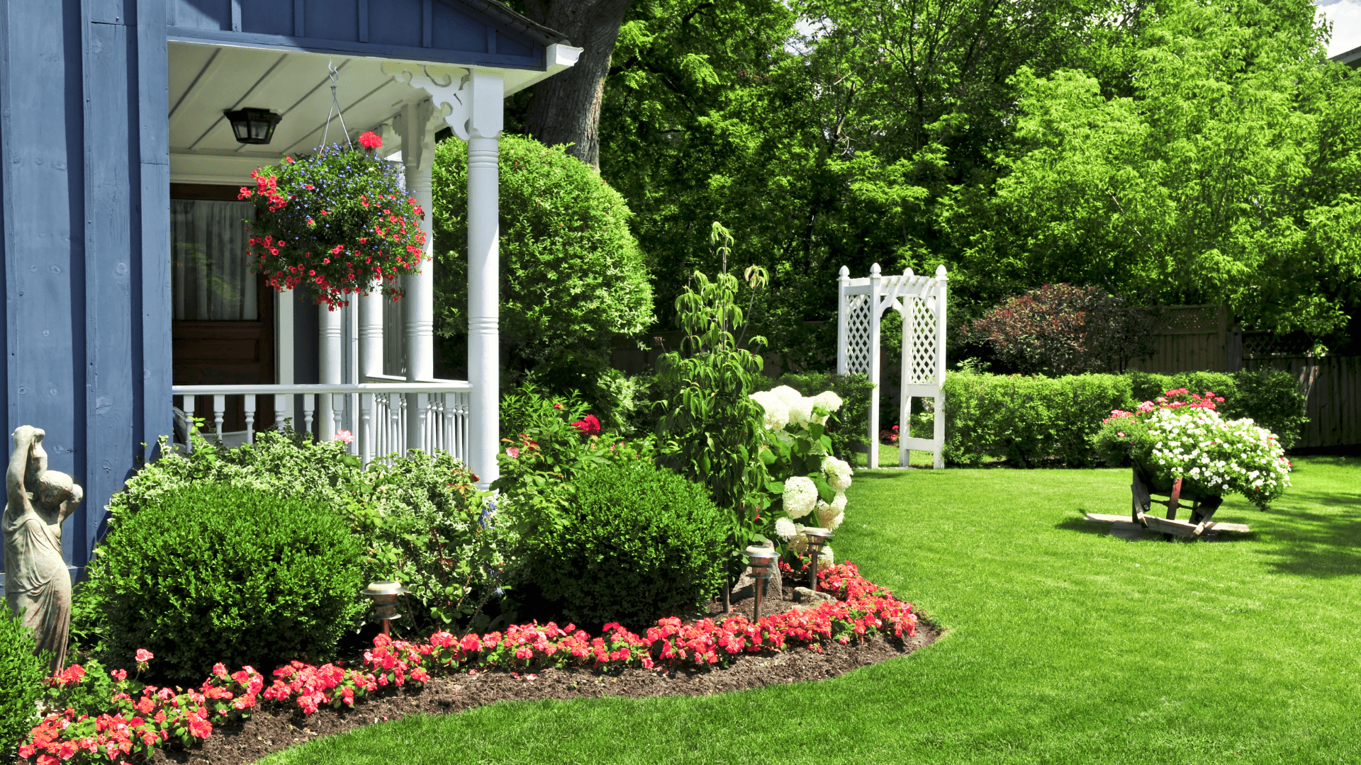 Maintenance-Free Flowerbed