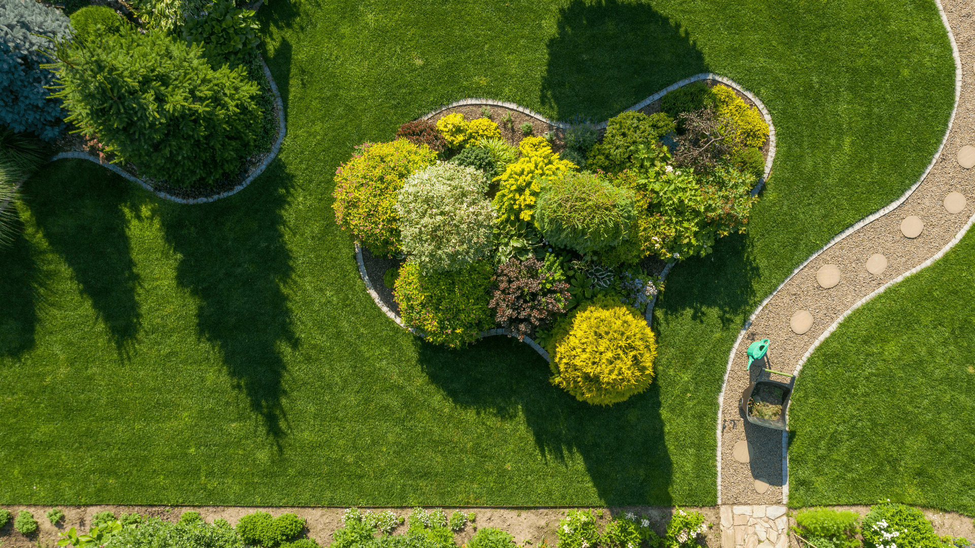 Maintenance-Free Flowerbed