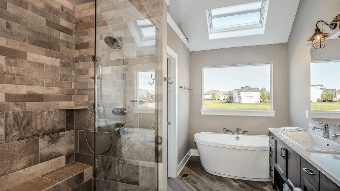 Bathroom with shower