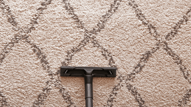 Vacuum on carpet