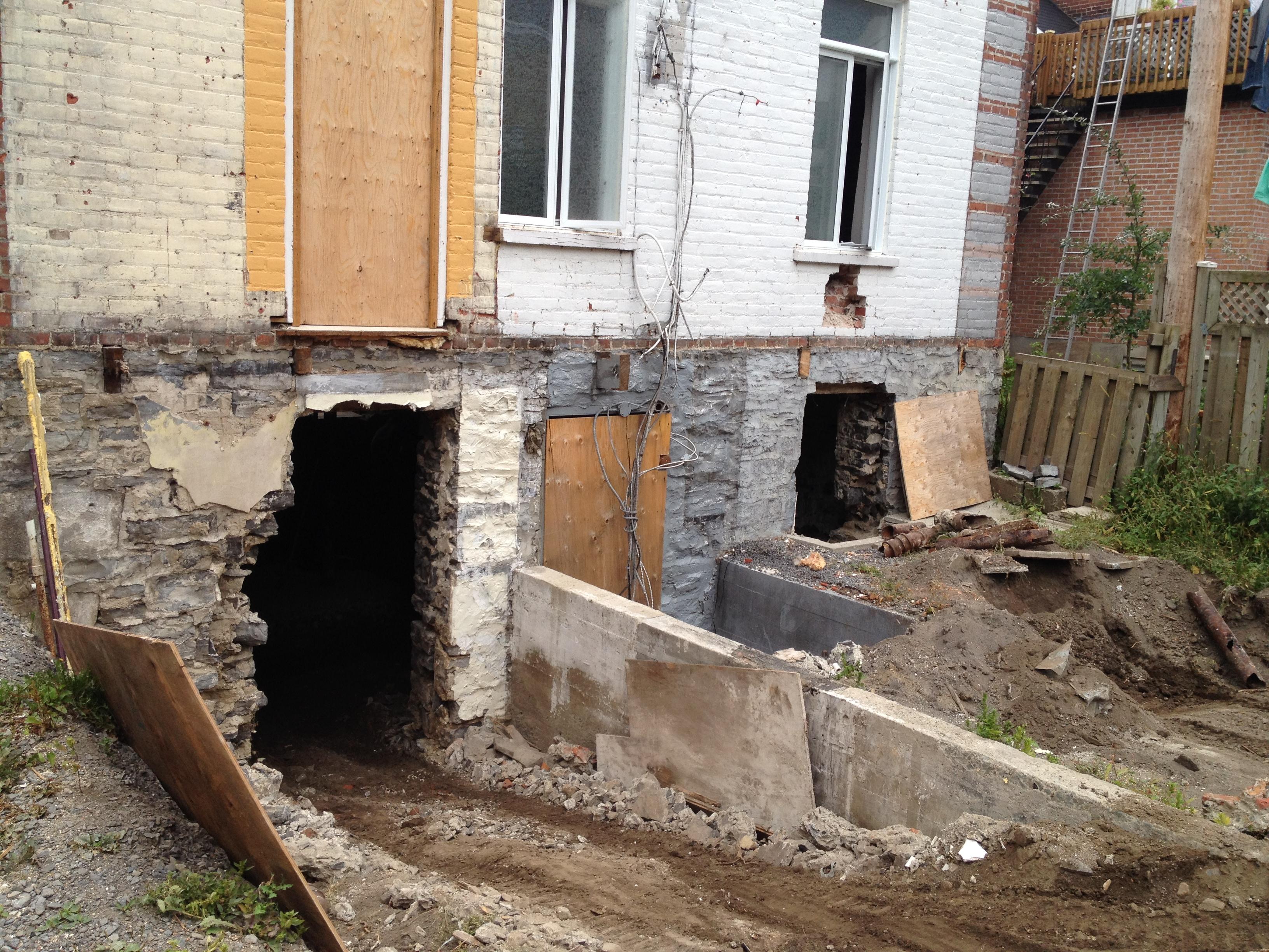 Reprendre une maison en sous-oeuvre_underpinning a house