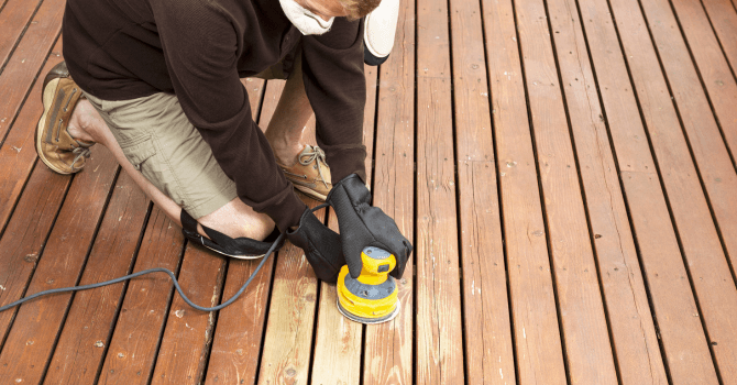 how to stain a patio