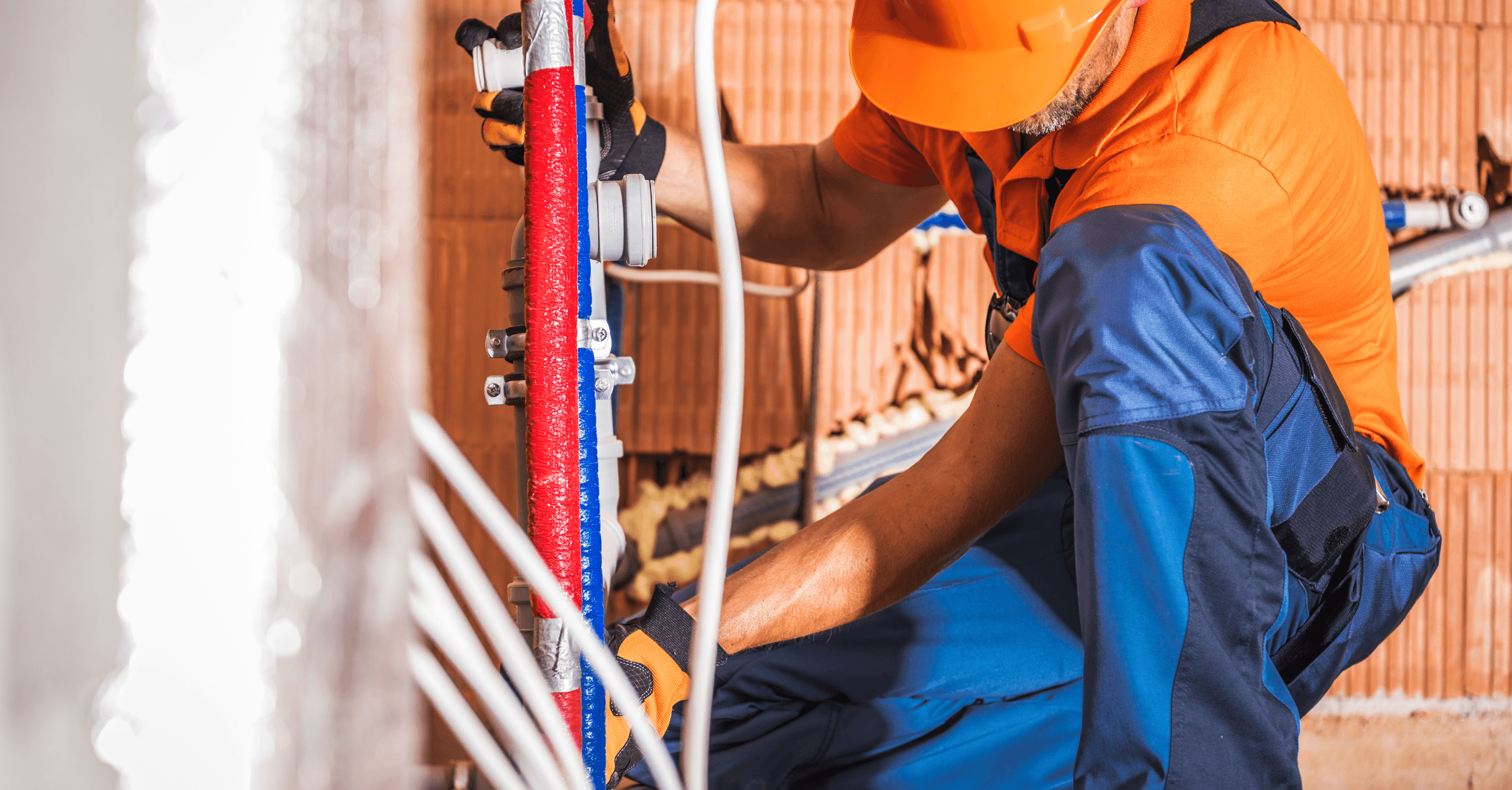 PEX plumbing pipes