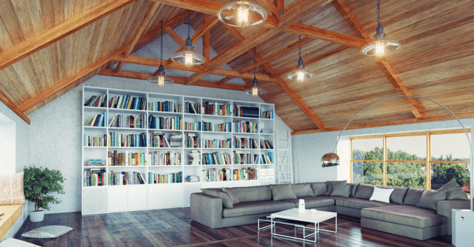 attic living room