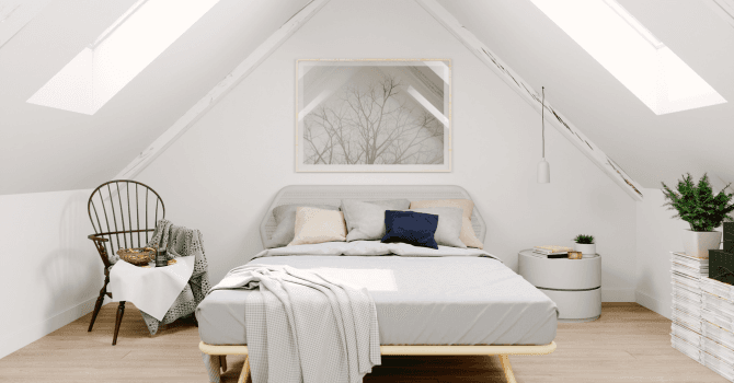 attic bedroom