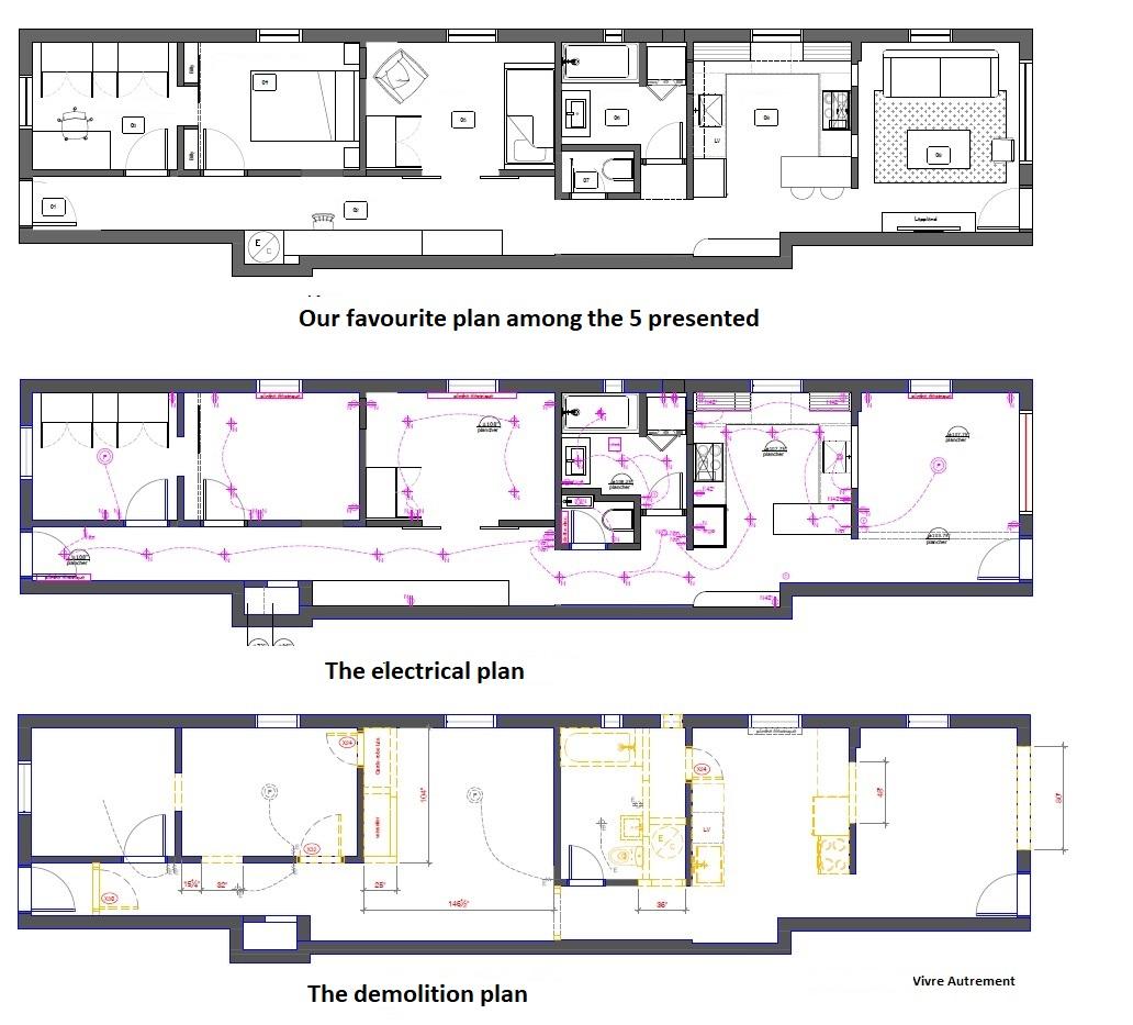 Interior designer plans