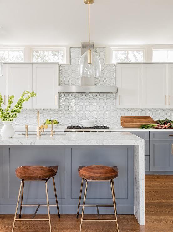 Ergonomic kitchen island setup