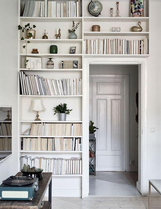 interior library neutral decor