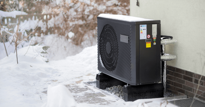 wall-mounted or central heat pump