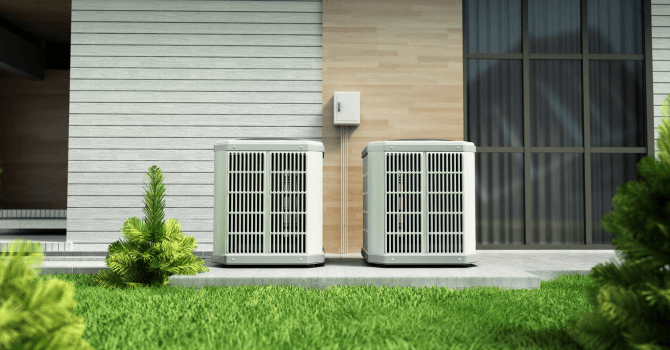 wall-mounted or central heat pump