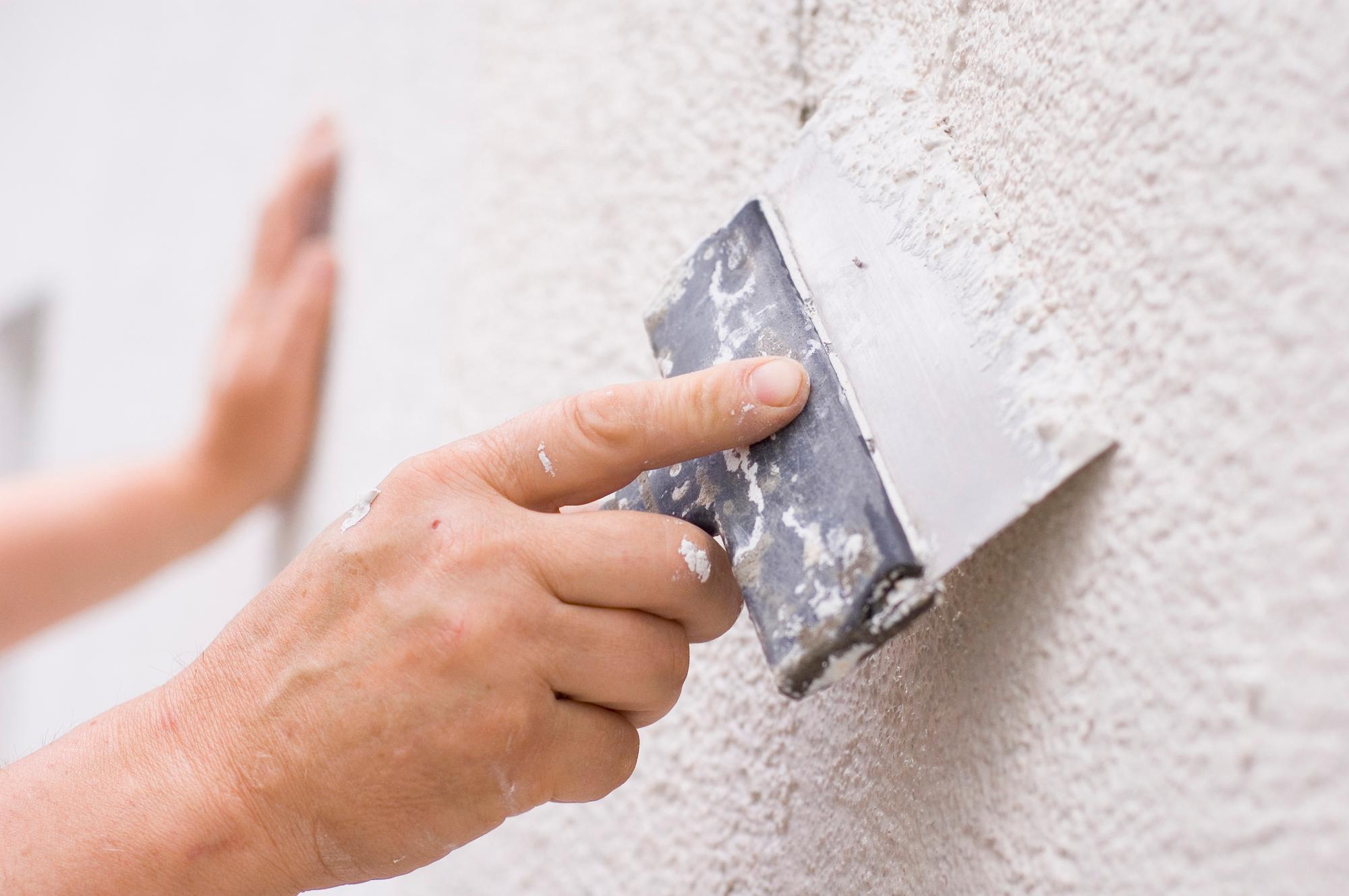 Grouting wall as materials used in masonry work