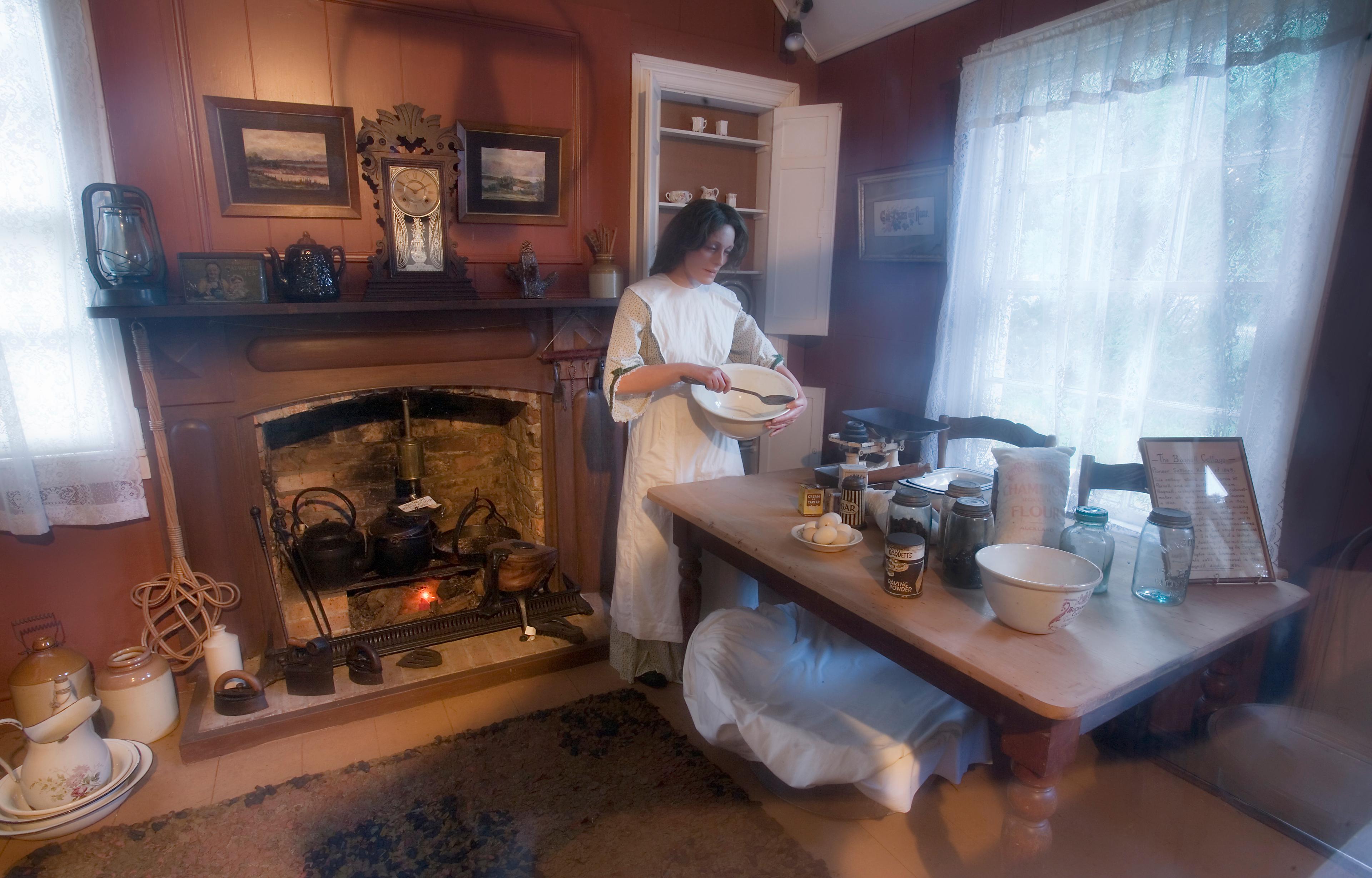 woman cooking