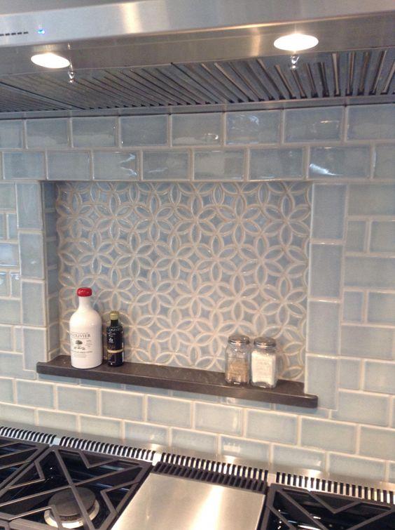 backsplash bleu pâle