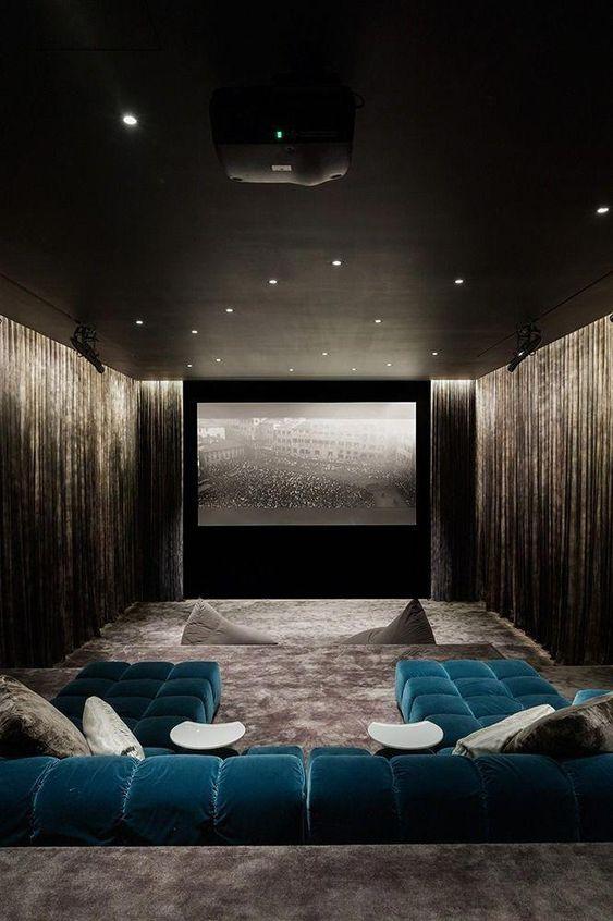 gray home theatre