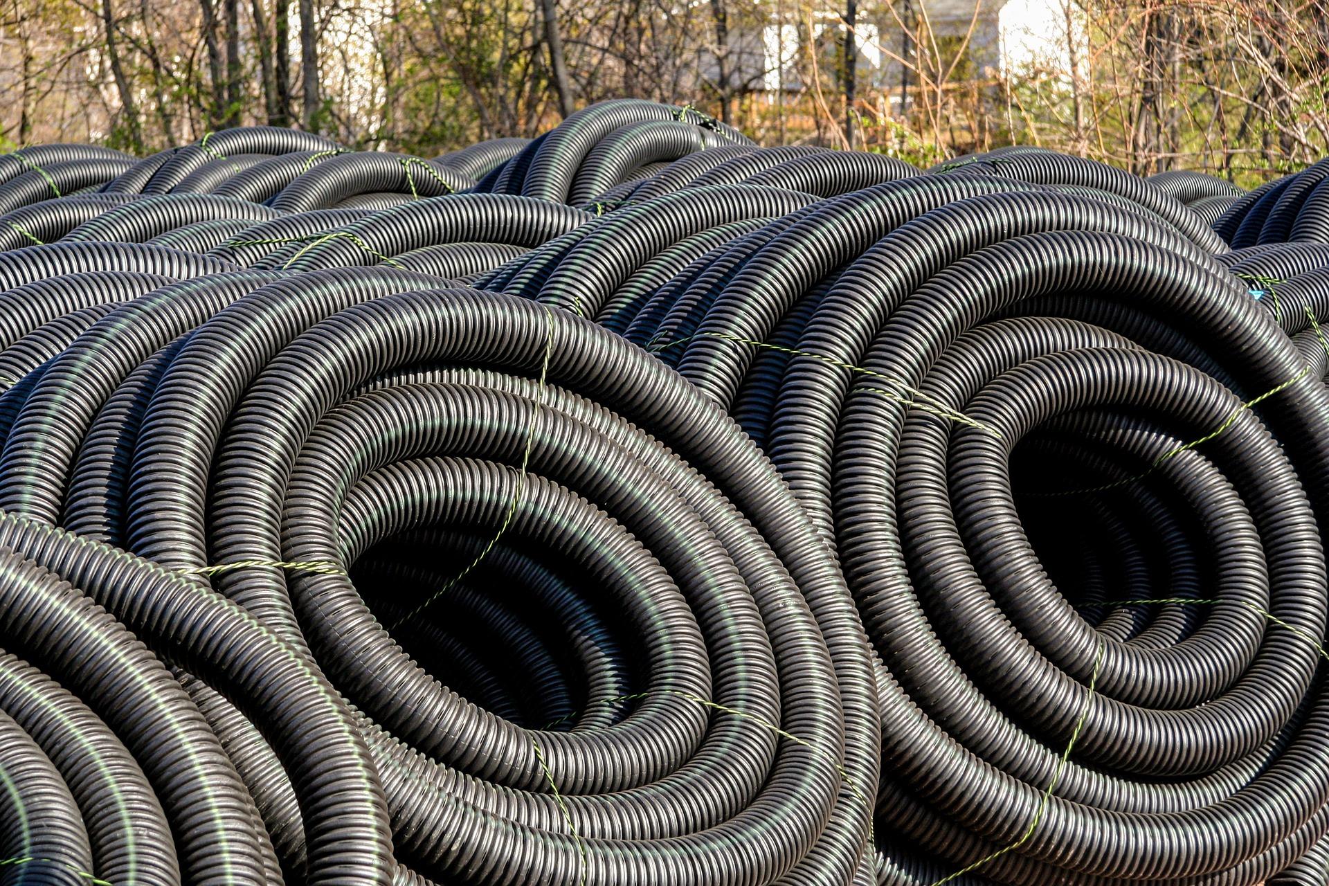 French drain pipe