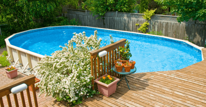 pool backyard