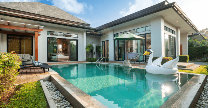 pool backyard