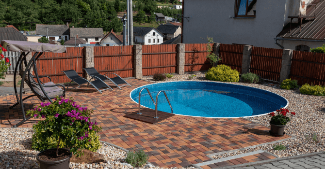 pool backyard