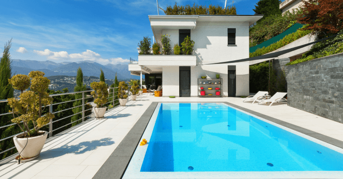 pool backyard