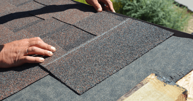 Asphalt roofing shingles