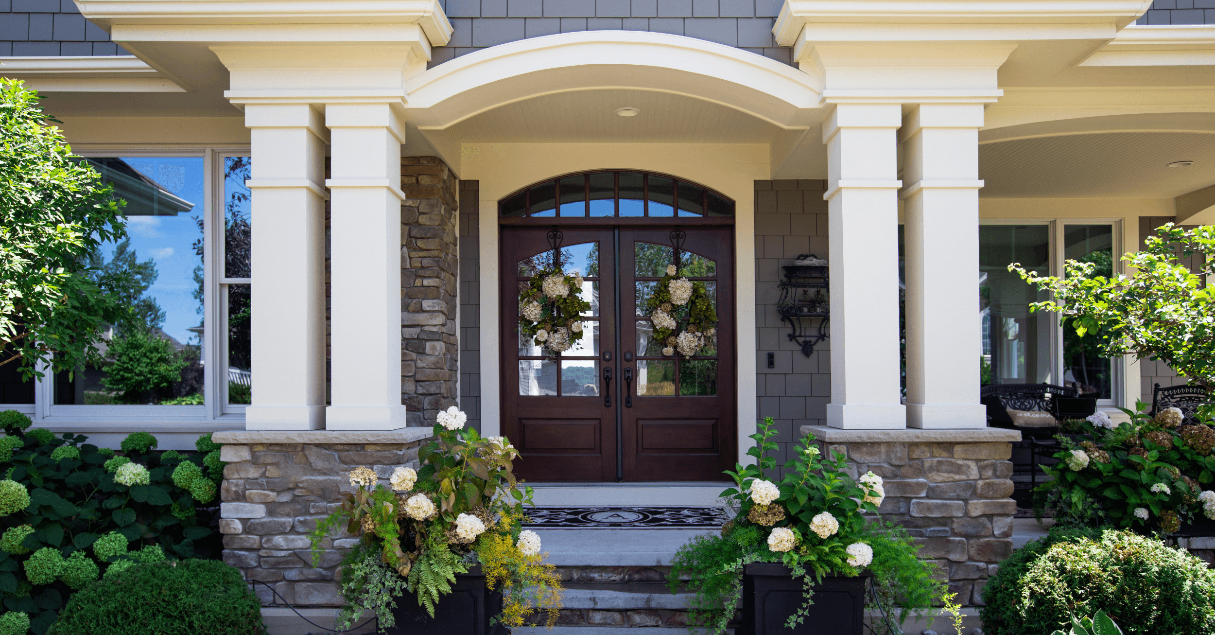 front door glass insert